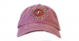 Grateful Daed Sunshine Lightning Embroiderd Ball Cap