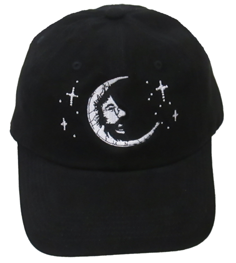 Jerry Garcia Moon embroidered ball cap dyethesky