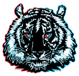 Grateful Dead Tiger Bolt Sticker