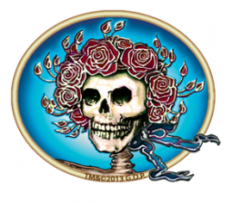 Mini Sticker-Skull and Roses