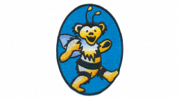 Grateful Dead Patch-Dancing Bear Bee Iron On