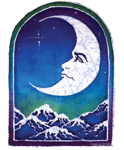 Crescent Moon Sticker