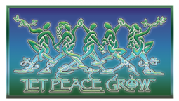 Let Peace Grow Sticker