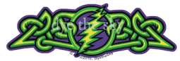 Grateful Dead- Celtic Slipknot Bolt Sticker 6" wide