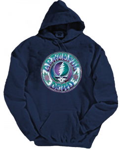 Batik Steal Your Face Hoodie -Navy