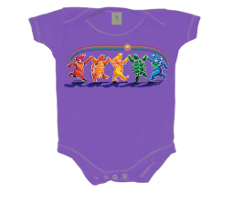 Grateful Dead Rainbow CrittersInfant Onesie