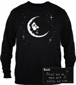 Jerry Moon long sleeve shirt on Black