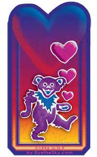 Mini Sticker- Bear Heart