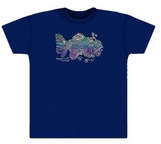 Jerry Garcia Art- Fish T shirt