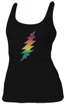 Rainbow Bolt Ladies Tank